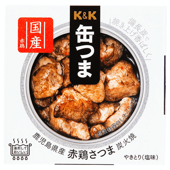 缶つま 鹿児島県産<br>赤鶏さつま炭火焼の商品画像
