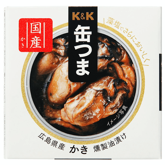 缶つま 広島県産<br>かき燻製油漬けの商品画像