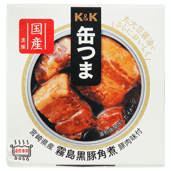 缶つま 宮崎県産<br>霧島黒豚角煮の商品画像